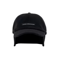 Snow Cap Rubber Logo - black