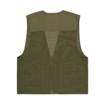 Mesh Utility Vest - dark olive