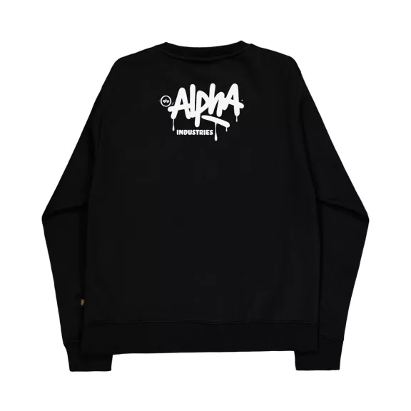 Alpha Signature Sweatshirt - black Alpha Signature Sweatshirt - black
