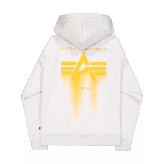 Spray Print Hoodie - pastel grey melange Spray Print Hoodie - pastel grey melange