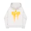 Spray Print Hoodie - pastel grey melange