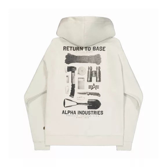 Return To Base Hoodie - stone Return To Base Hoodie - stone