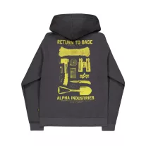 Return To Base Hoodie - vintage grey