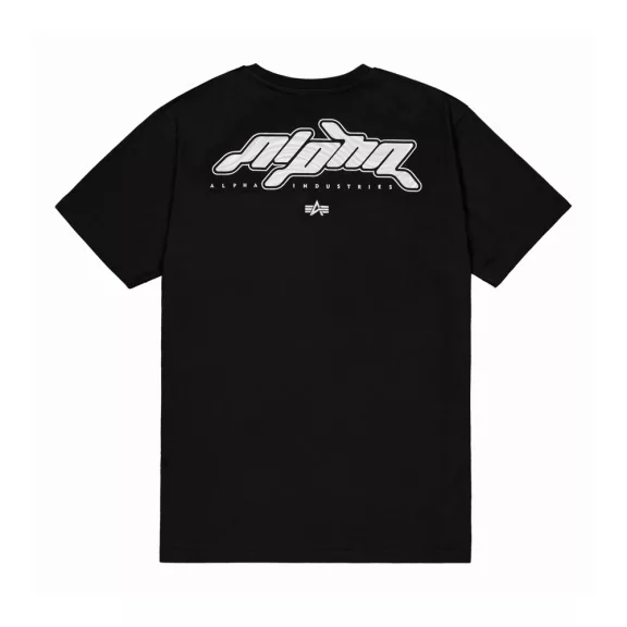 3D Wavy BP T - black 3D Wavy BP T - black