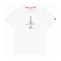 Air Force Sketch T-Shirt - white