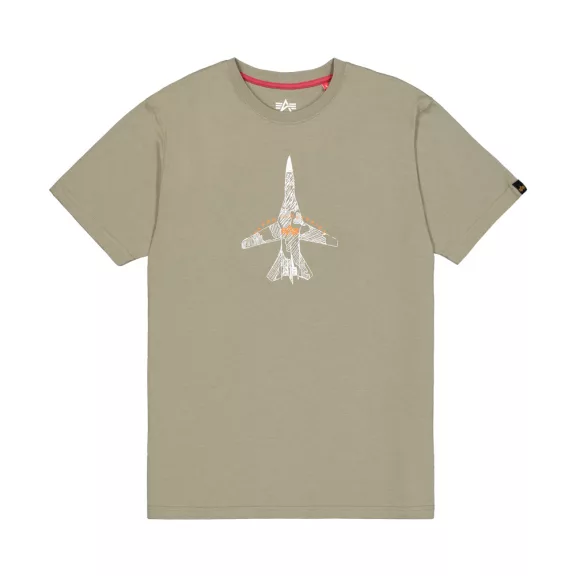 Air Force Sketch T-Shirt - olive Air Force Sketch T-Shirt - olive