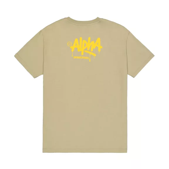 Alpha Signature T-Shirt - light olive Alpha Signature T-Shirt - light olive