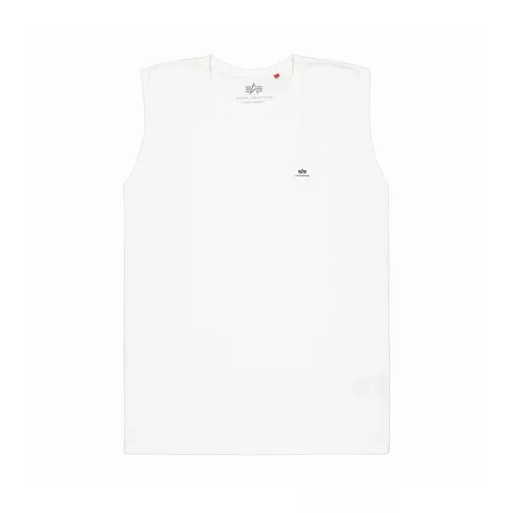Waffle Small Logo Tank - white Waffle Small Logo Tank - white