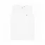 Waffle Small Logo Tank - white