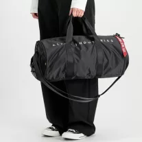 Ripstop Packable Gym Bag - black