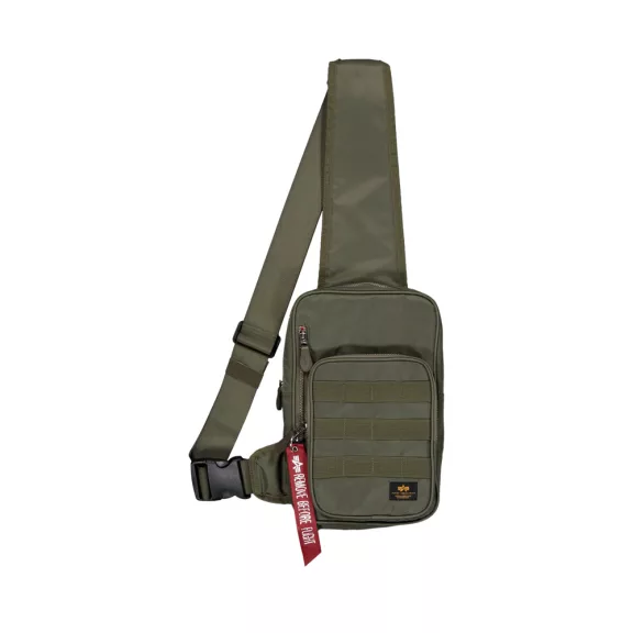 Label Sling Bag - dark olive Label Sling Bag - dark olive