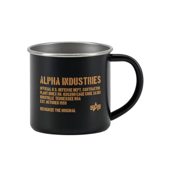 Alpha Steel Mug - black Alpha Steel Mug - black