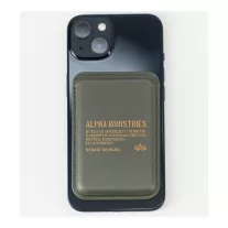 RFID Phone Card Holder - dark olive