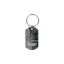 Dog Tag Key Ring - silver