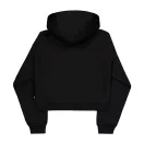 Rhinestone World Logo Hoodie Women - black