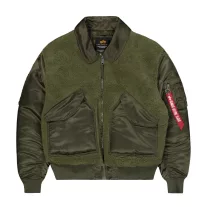 CWU-45/P Teddy MOD Winter Jacket - dark olive