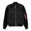 MA-1 Knit Bomber - black