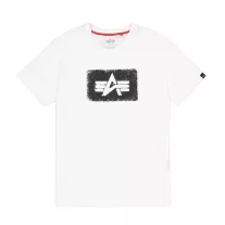 Washed Out Logo T-Shirt - white