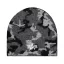 Cone Camo Beanie - black camo