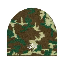 Cone Camo Beanie - olive camo