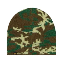 Cone Camo Beanie - olive camo