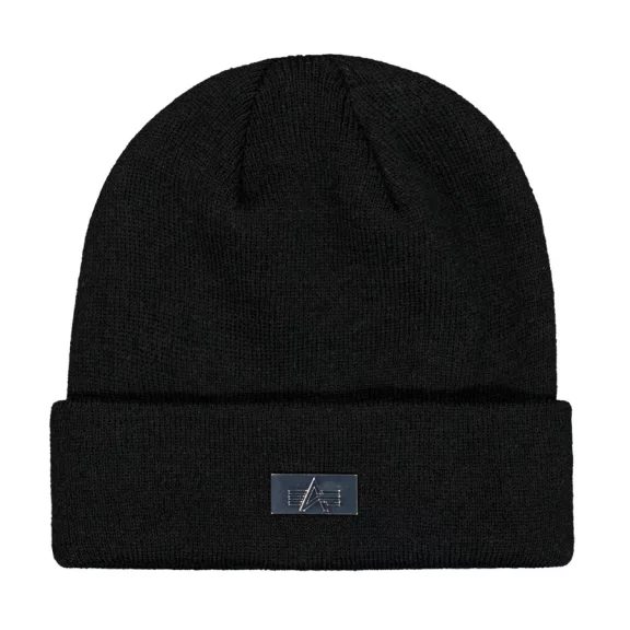 Metal Label Beanie - black Metal Label Beanie - black