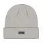Metal Label Beanie - silver
