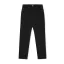 Tapered Denim Jeans - black