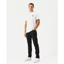 Tapered Denim Jeans - black