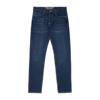 Tapered Denim Jeans - dark vintage