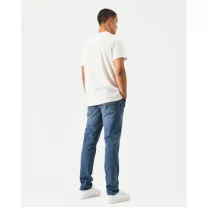 Tapered Denim Jeans - washed vintage
