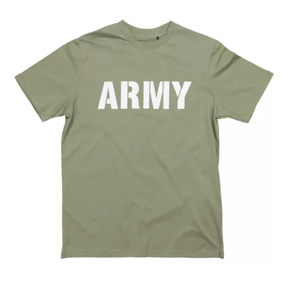 Army T - olive/white Army T - olive/white