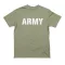 Army T - olive/white