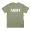 Army T - olive/white