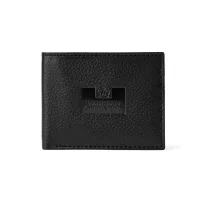 Leather Billfold Wallet With Gift Box - Black