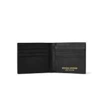 Leather Billfold Wallet With Gift Box - Black