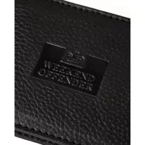 Leather Billfold Wallet With Gift Box - Black