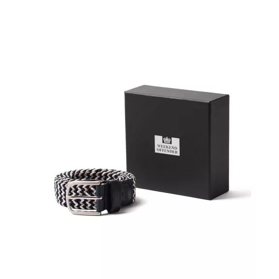 Boxed Woven Belt - Multi Boxed Woven Belt - Multi