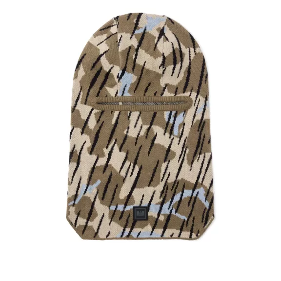 Oden Camo Rib Knit Balaclava - Tobacco Brown Oden Camo Rib Knit Balaclava - Tobacco Brown