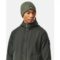 Kettama Rib Knit Beanie - Black Forest Green