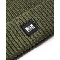 Kettama Rib Knit Beanie - Black Forest Green