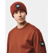 Palmyra Rib Beanie - Brick