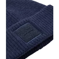 Palmyra Rib Beanie - Navy