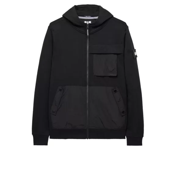 Daponte Zip Through Hoodie - black Daponte Zip Through Hoodie - black