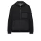 Daponte Zip Through Hoodie - black