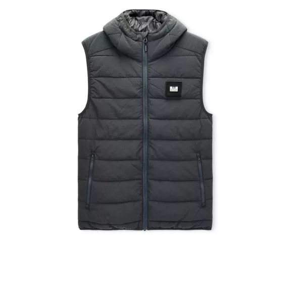 Toronto Hooded Gilet - Cyclone Grey Toronto Hooded Gilet - Cyclone Grey