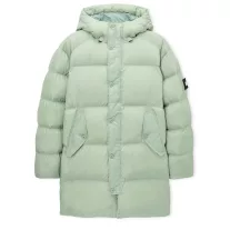 Grampian Longline Down Jacket - Julep Green