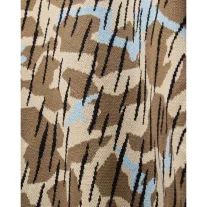 Difranco Camo Jumper - Tobacco Brown