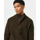 Castillos Knitted Wool Quarter Neck Sweater - castle green Castillos Knitted Wool Quarter Neck Sweater - castle green