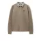 Lindley Long Sleeve Polo Shirt - Tobacco Brown